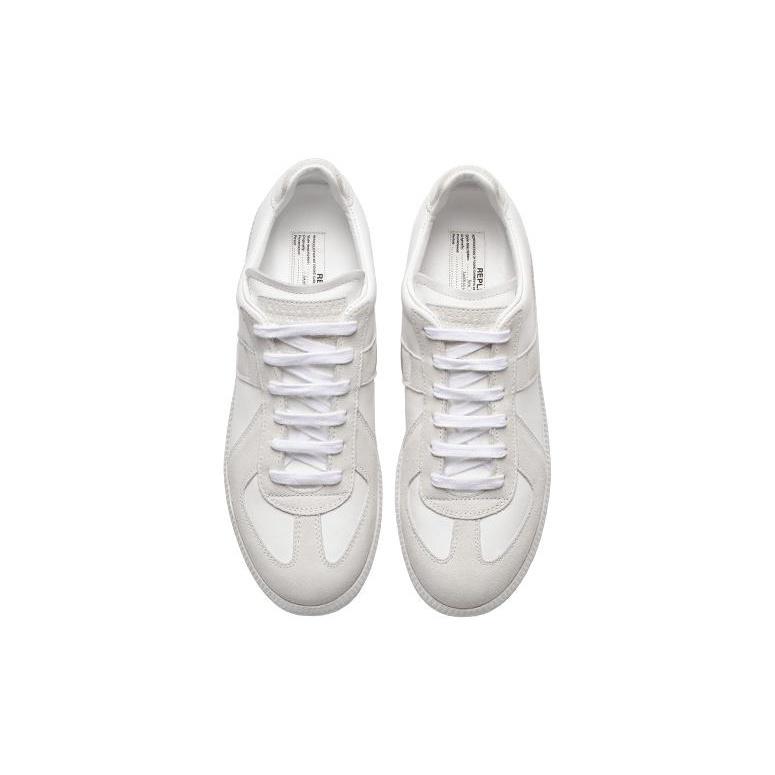 Maison Margiela Replica Leather German Army Trainers Abrasion Resistant Low top Skateboard Shoes Women's S58WS0109P1897101