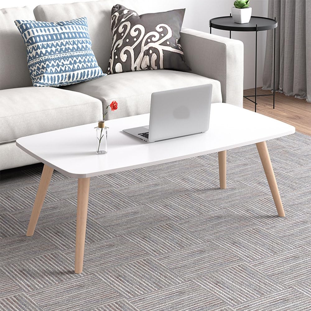 ZONESUM Coffee Center Width 80 x Depth 40 x Height Perfect for Living Wooden Scandinavian Simple and Easy Assembly Table, Table, 42.5cm, Rooms, Desk,