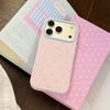 ins wind contrasting color polka dots Apple 17 mobile phone case iphone16pro anti-drop 15 Macaron 14 soft cover 13 applicable