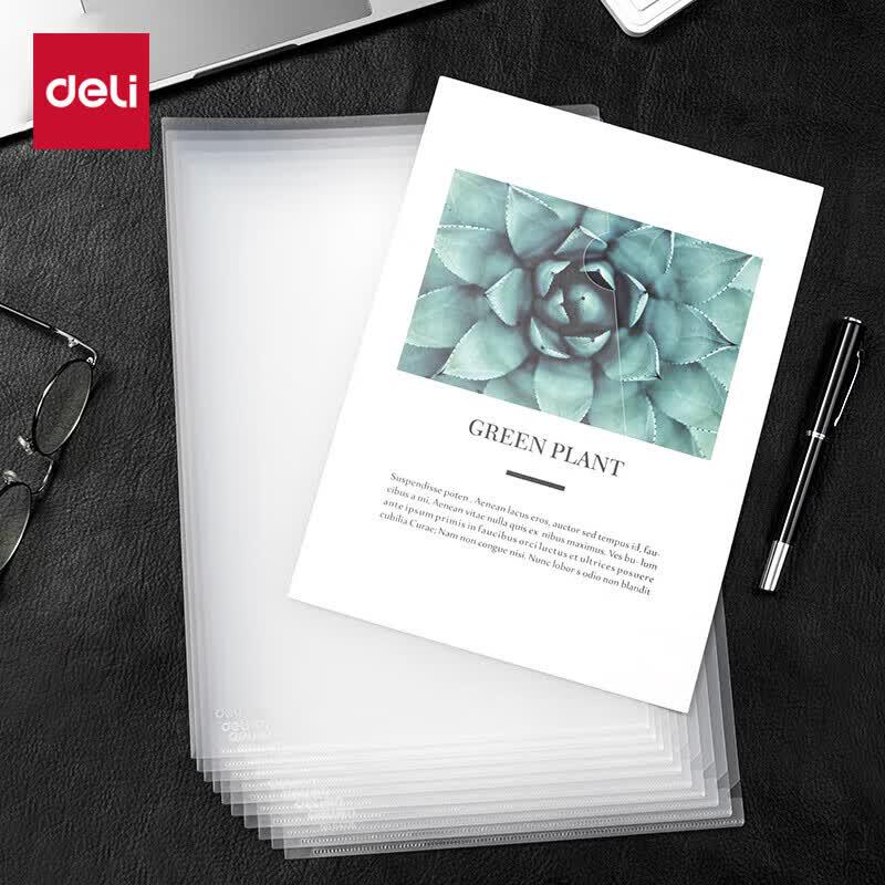 Deli 64105 Transparent PP File Folder