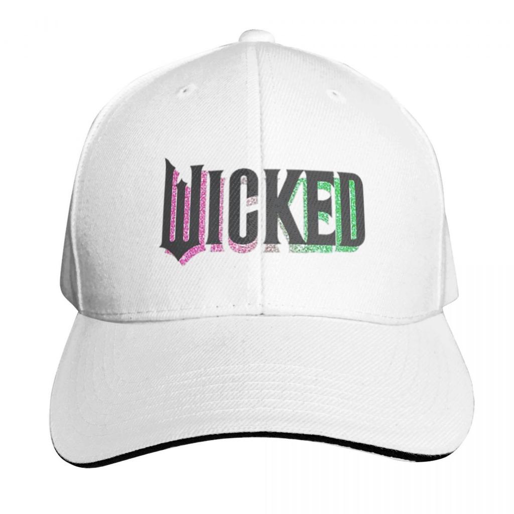 Wicked Movie Glinda And Elphaba Logo Cap Fashion Casual Baseball Caps Adjustable Hat Hip Hop Summer Unisex Baseball Hats