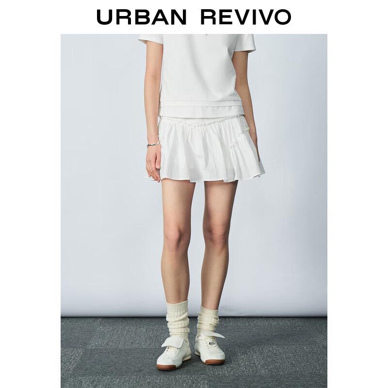 UR Women s 2025 Spring Ballet Ruffle A-Line Mini Skirt XL