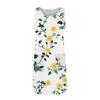 Women's Fashion Casual Floral Print Tank Dress With Small Pockets