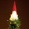 Christmas Luminous Faceless Old Man Doll Window Doll Knitted Hat With Light Goblin Christmas Ornaments
