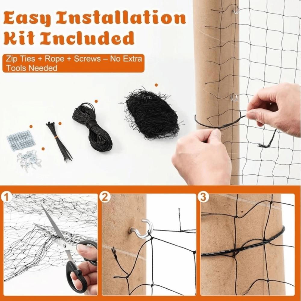 Plastic Pet Balcony Protective Net Bite Resistant Cat Safety Net Cat Window Sill Fence Patio