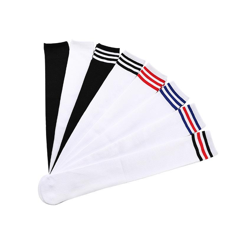 Kids' Mesh Ruffle Mid-Calf Socks, Thin Cotton, Knee-High for Girls & Boys, Football Style