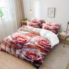 3Pcs Bedding Set 3D Printed Down Comforter Cover Set 1Pc Down Comforter Cover 2Pcs Pillowcases Without Core Ultra-Soft