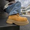 Fashion New Thick soled Men's Shoes High quality minimalist style design Classic British gentleman's shoes 38-46 Plus Size Hot selling