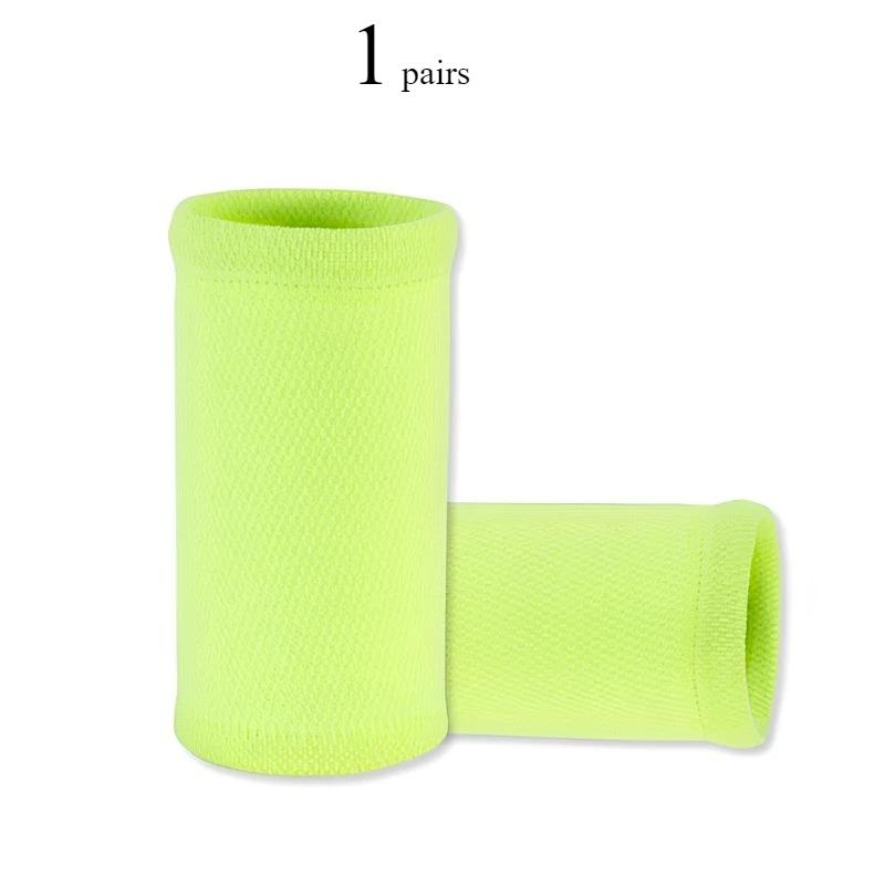 Wrist Sweatband Made By High Elastic Meterial Comfortable Pressure Protection Athletic Wristbands Armbands Sports Tennis Bands