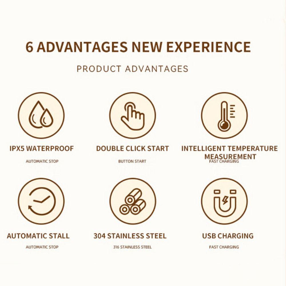 380ML Self Stirring Mug USB Rechargeable Automatic Mixing Cup Portable Magnetic Tea Cup Coffee