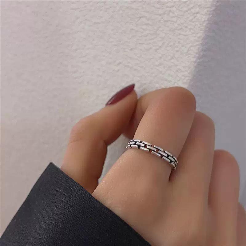 Women's Silver-Plated Retro Korean Style Index Finger Ring