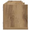 CD Wall Shelf Artisan Oak 75 x 18 x 18 cm Particleboard