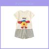 Childrens Summer Cotton Tshirt And Shorts Set With Cartoon Prints For Kids Ages 3 To 8