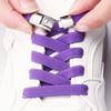 1 Pair/2 Pair No-Tie Sport Shoe Laces for Sneakers Classic Flat Elastic Press Lock Shoelaces One Size Fits All Adults and Kids