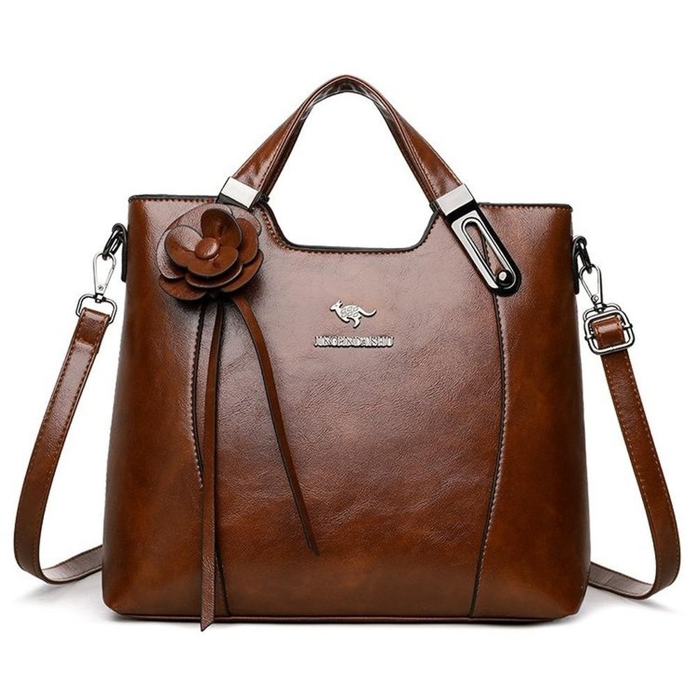 Bolso de Mano Ligero de Gran Capacidad Bolso de Hombro Cruzado para Uso Diario