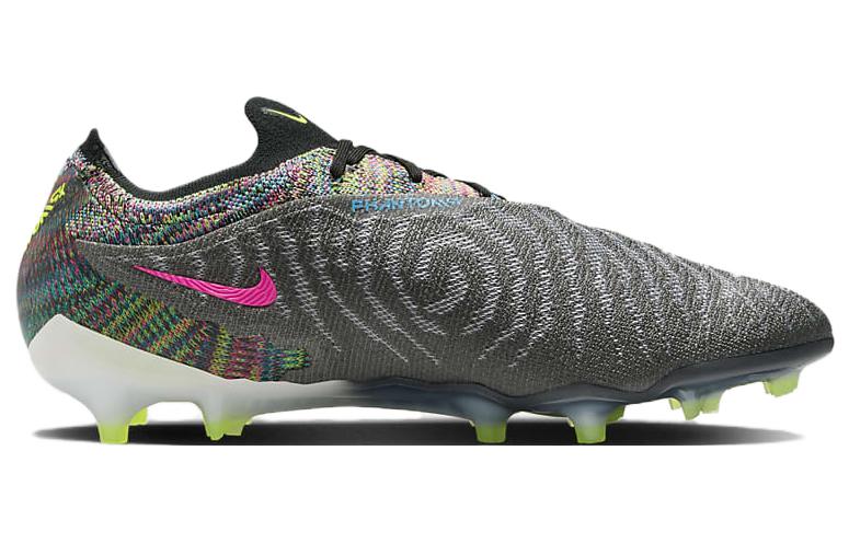 Nike Gripknit Phantom Gx Elite Fusion Fg Schwarz Weiß Blau Leuchten Volt DV6971-071