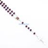Crystal Beads Rosary Necklace Catholic Holy Land Baby Christian Jesus for Cross Necklaces Religious Jewelry Men D57B