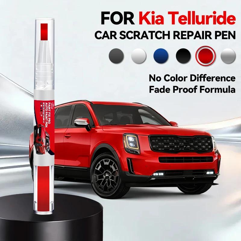 

Car Dedicated Car Paint Pen Repair For Kia Telluride Paint Repair Pen Touch Up Scratch Remover DIY Accessories Black White Silv червоний
