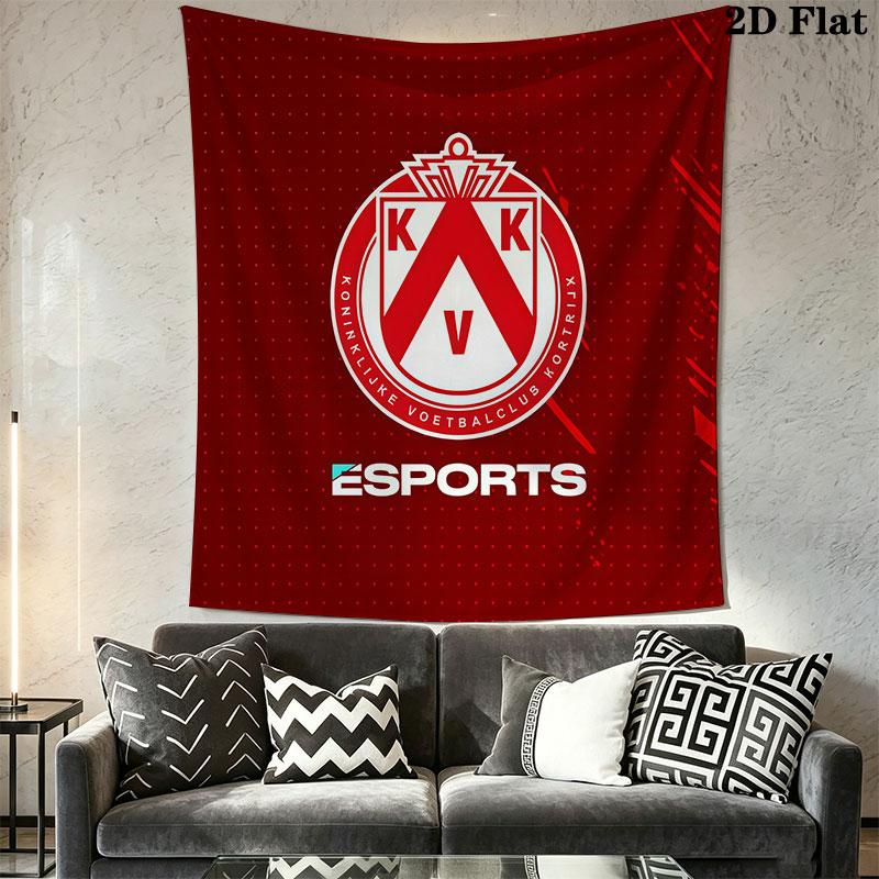 KV Kortrijk Wall Hanging Printed Fabric Blanket Decorative Tapestries for Bedroom Living Room Home Decor