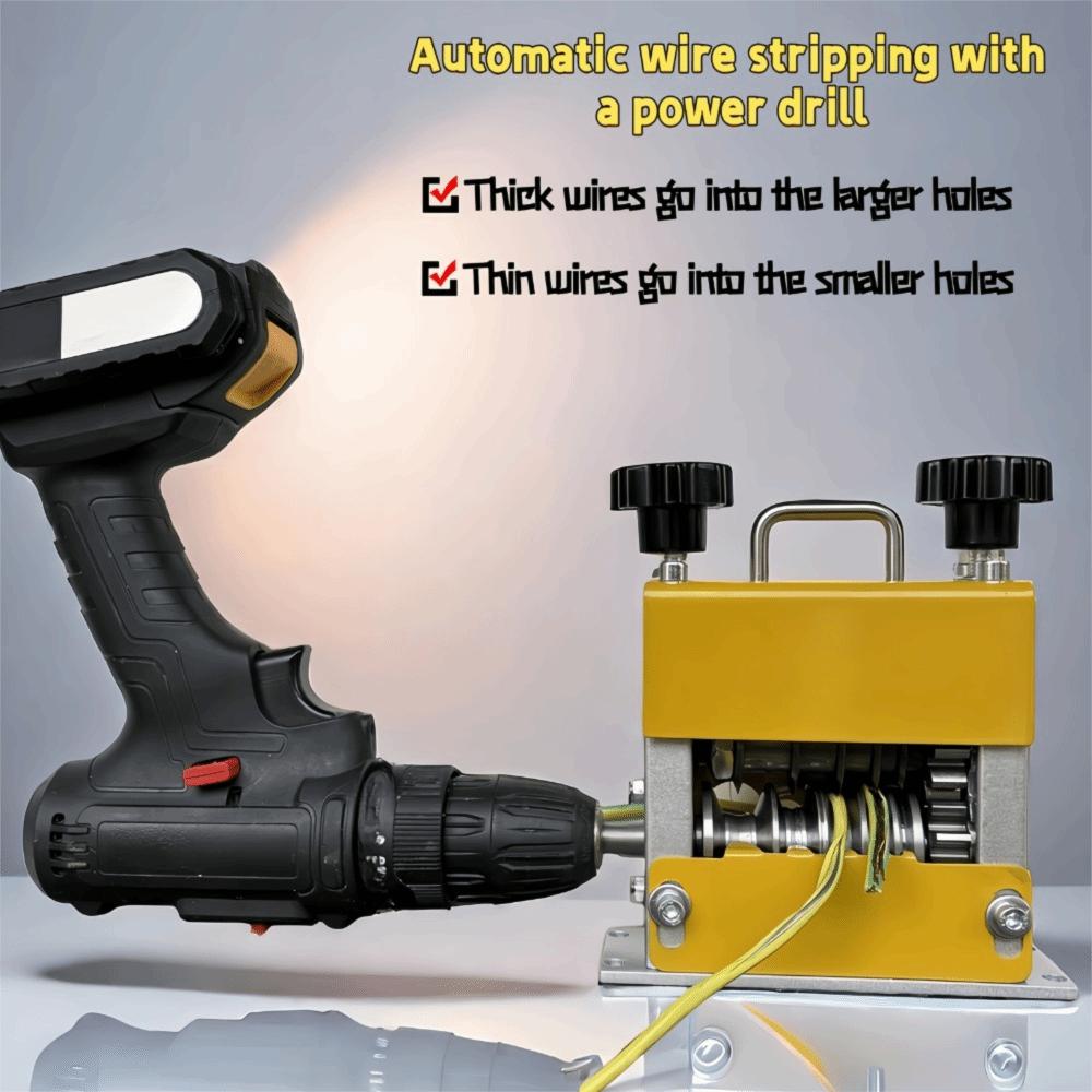 Double Drive Wire Stripper Machine Multi-hole 6-Hole Wire Stripper Electrical Waste Stations