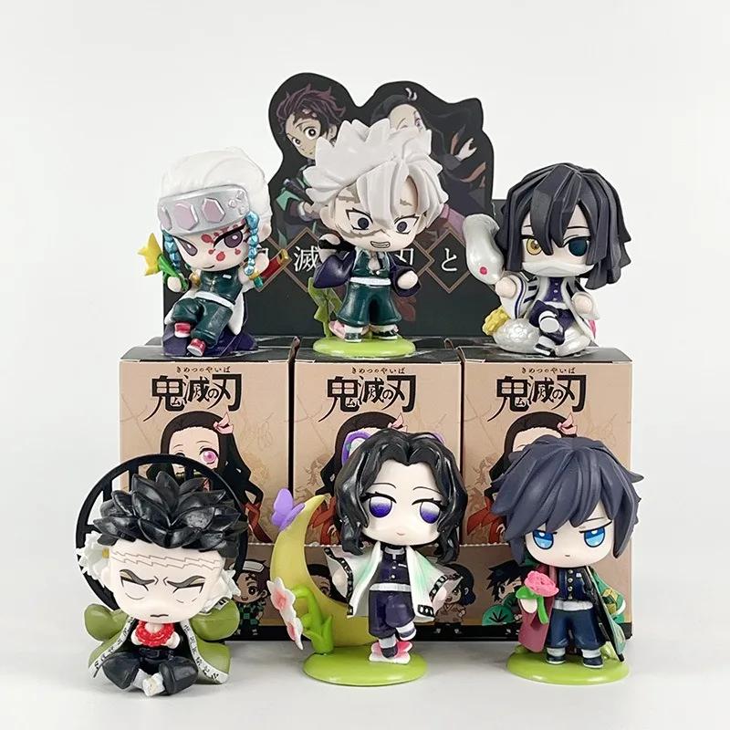 Demon Slayer Anime Model Figures Tanjirou Nezuko Zenitsu Mitsuri Kimetsu No Yaiba Action Figure Dolls Collection Birthday Gift
