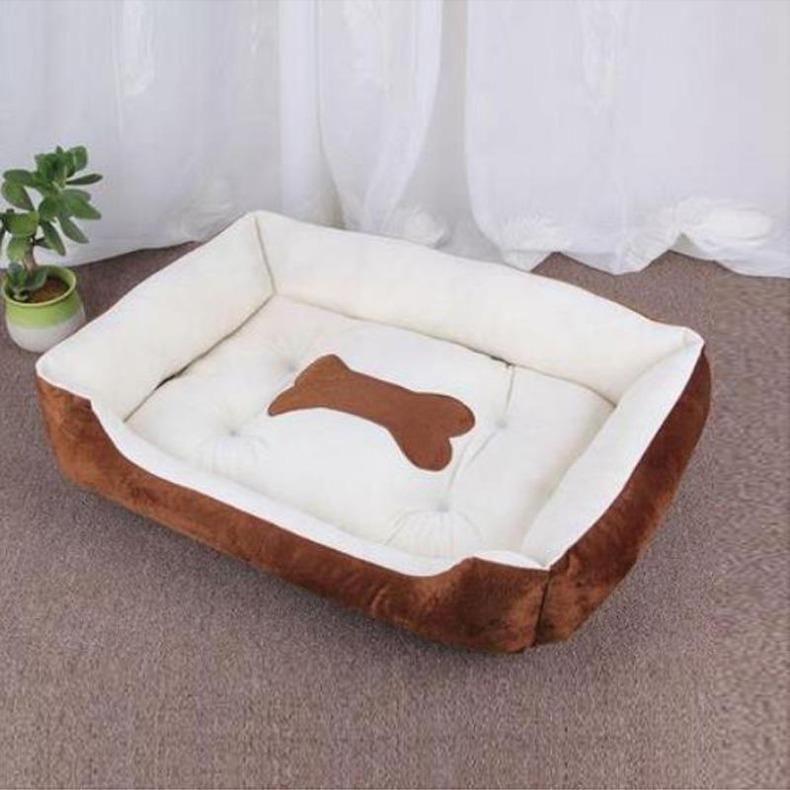 Soft Pet Bed Flannel Thickened Pet Fleece Dog House Soft Fleece Nest Dogs Baskets Mat Puppy Kennel For Cat Breathable Pets Bed