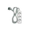 CHACON 3-socket 16A 1.5m White Power Strip
