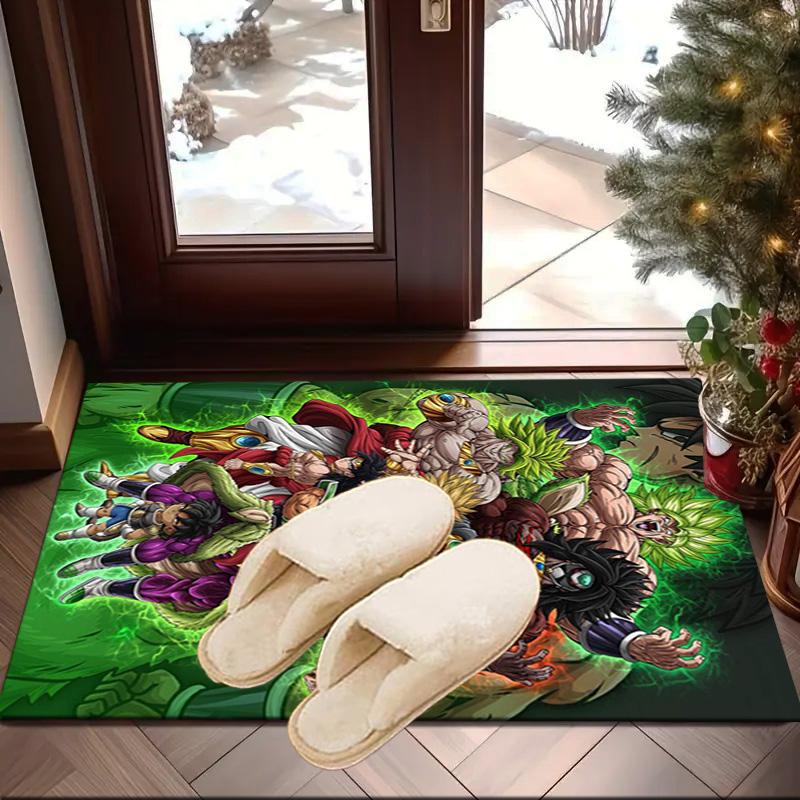 Goku Anime Carpet, Chair Rug,Rug for Office Bedroom Living Rooms, Doormat Decor Fan Gift Christmas Gift