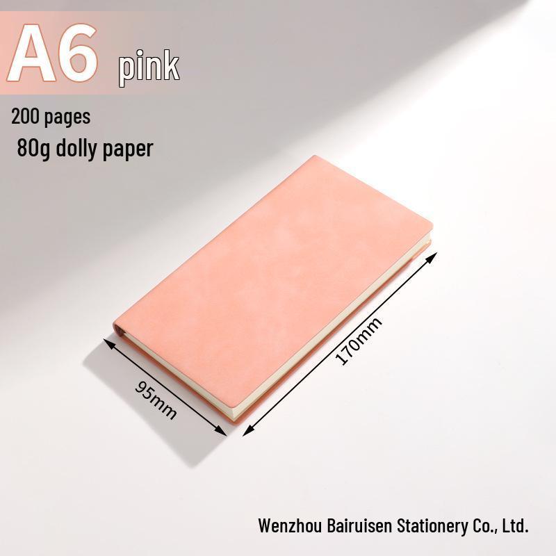 A5 Custom Logo PU Leather Notebook - Business B5 Meeting Minutes Diary
