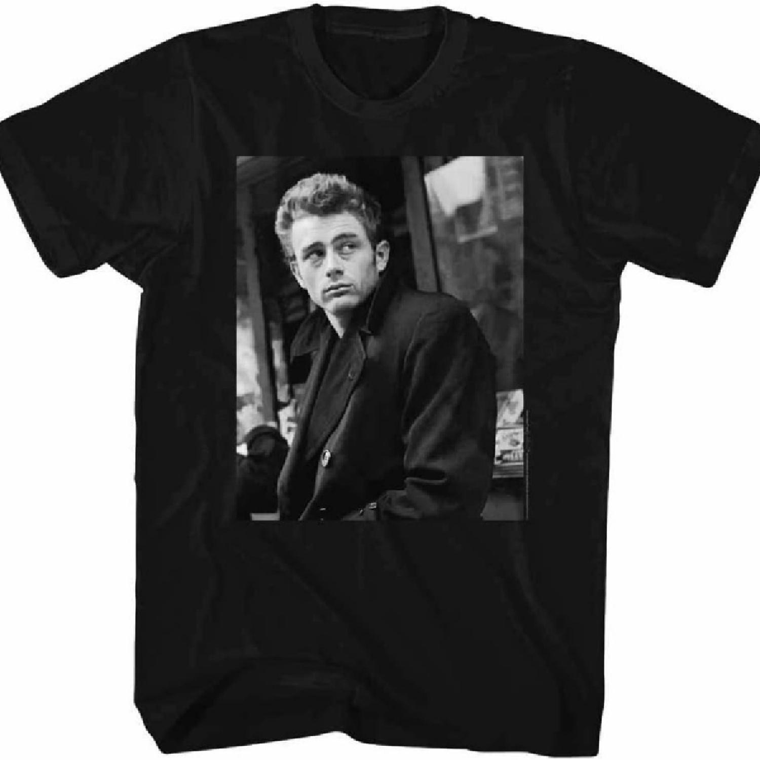 

James Dean - Mens Slouch T-Shirt XXXXXL чорний