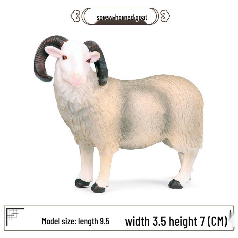 Children's Cognitive Animal Model Toy - Donkey Foal & Zebra Ornament