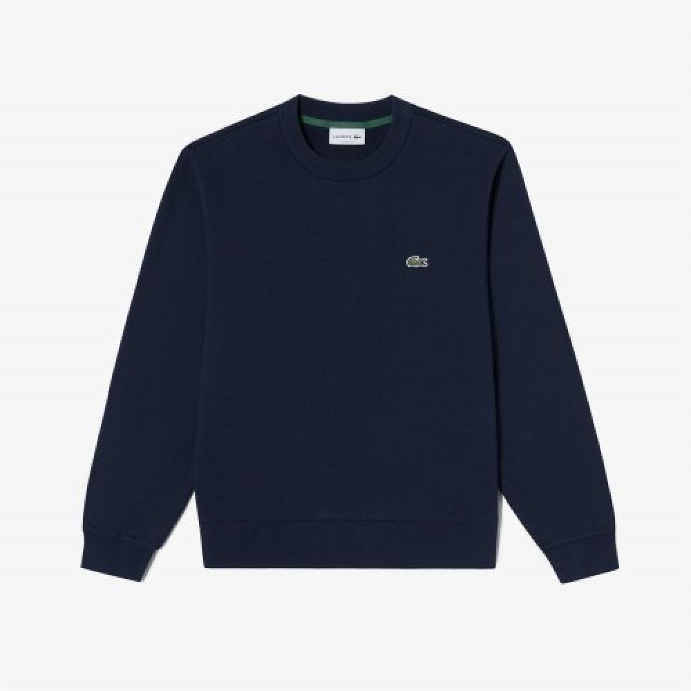 

LACOSTE Мужская базовая толстовка с круглым вырезом [Темно-синий]