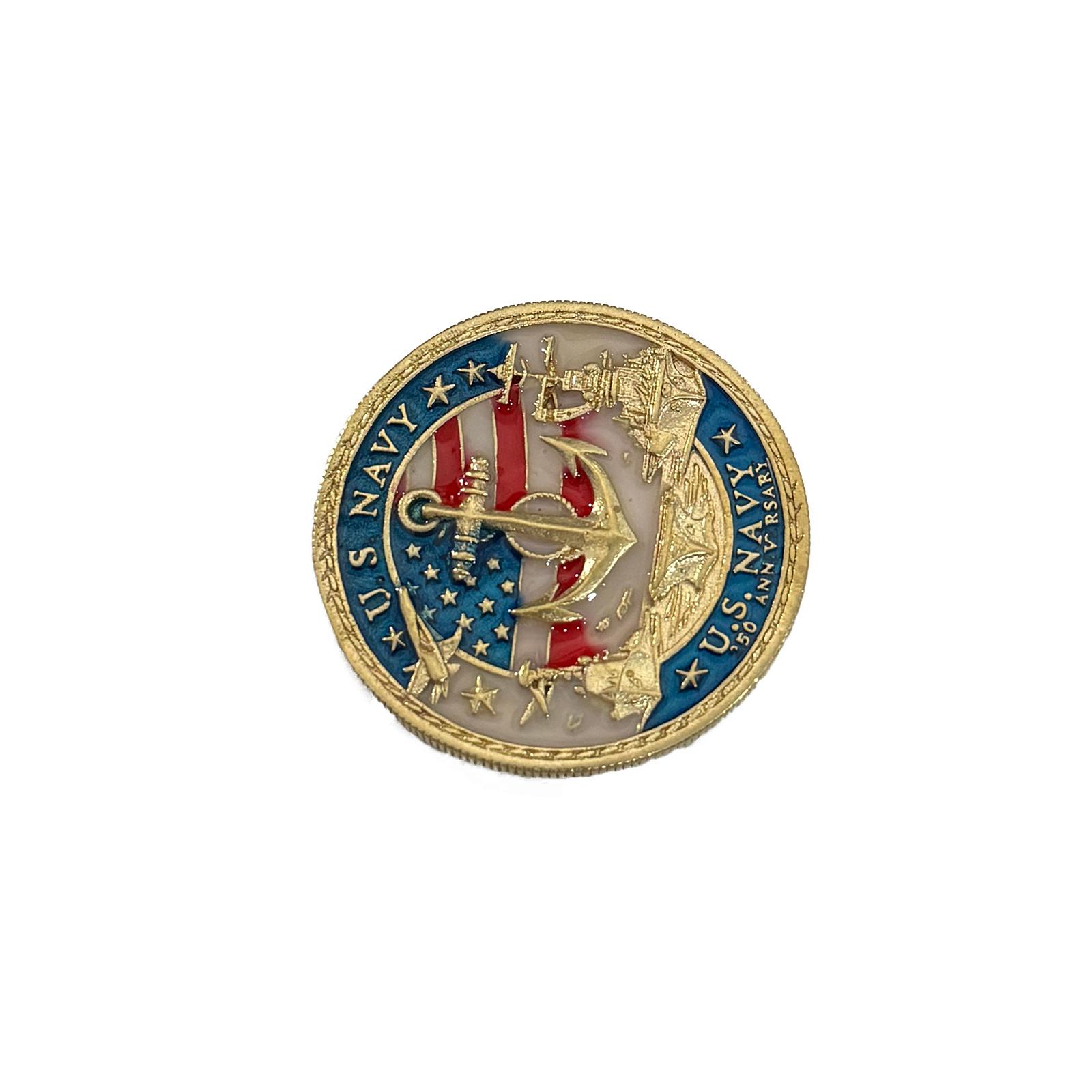 

Пам ятна монета до 250-річчя армії США, привітання ветеранам і честь героїв, монета для змагань ветеранів, військовий подарунок One Size