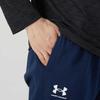 Under Armour Solid Color Slim Fit Sports Crew Neck T-Shirt And Mid Rise Long Pants Casual Sports Set Men Sets 22600307-100+21500737-408