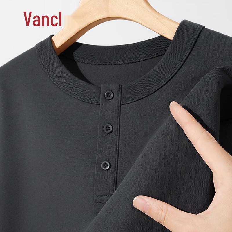 VANCL Men's Casual Henley Long-Sleeve Shirt