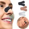 Adult Black Breathable Nasal Strips for Snoring and Sports - Strong Adhesion, Oil-proof, Sweat-proof