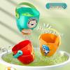 Infant Cartoon Bath Toys - Mini Stacking Bucket Set for Playful Water Fun