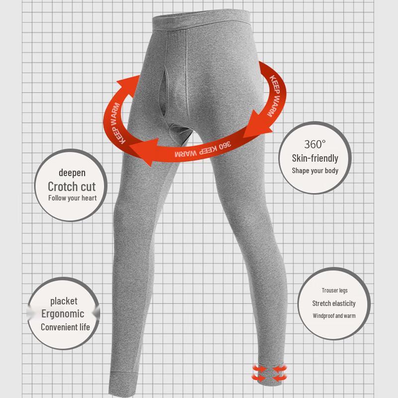 Pánské nadměrné bavlněné termoprádlo
