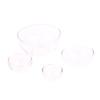1:12 Dollhouse Miniature Bowl Glass Fruit Bowl Salad Bowl Soup Plate Candy Bowl Kitchen Model Decor Toy
