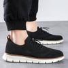 2025 Large Size Foreign Trade Summer Breathable Mesh Shoes Ultra-light Soft Sole British Simple Men's Casual Shoes Spot