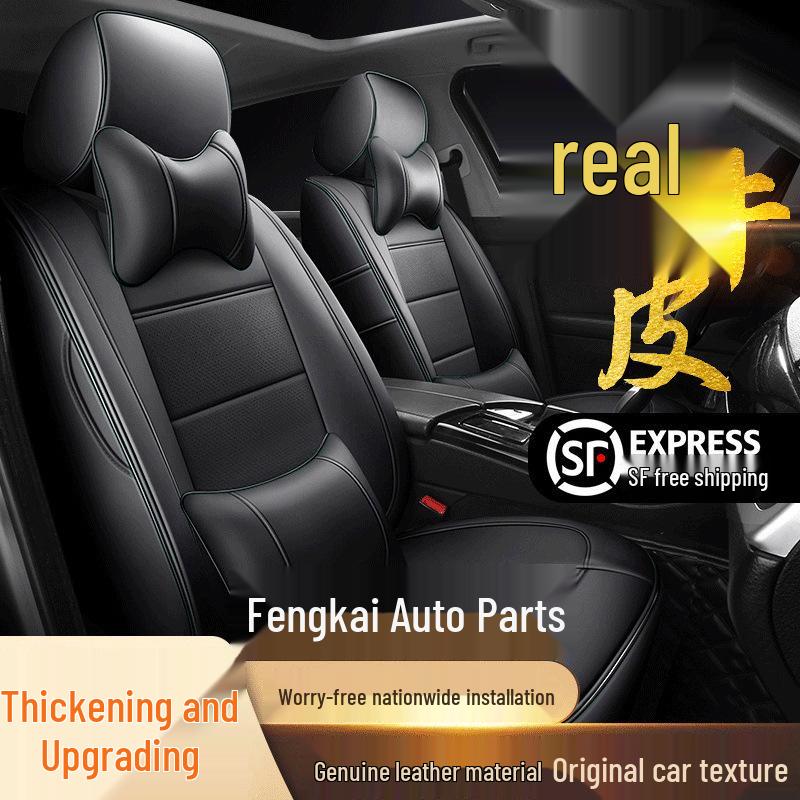 Custom-Made, All-Season, Thicker Car Seat Covers for New and Old Models, Full-Coverage
