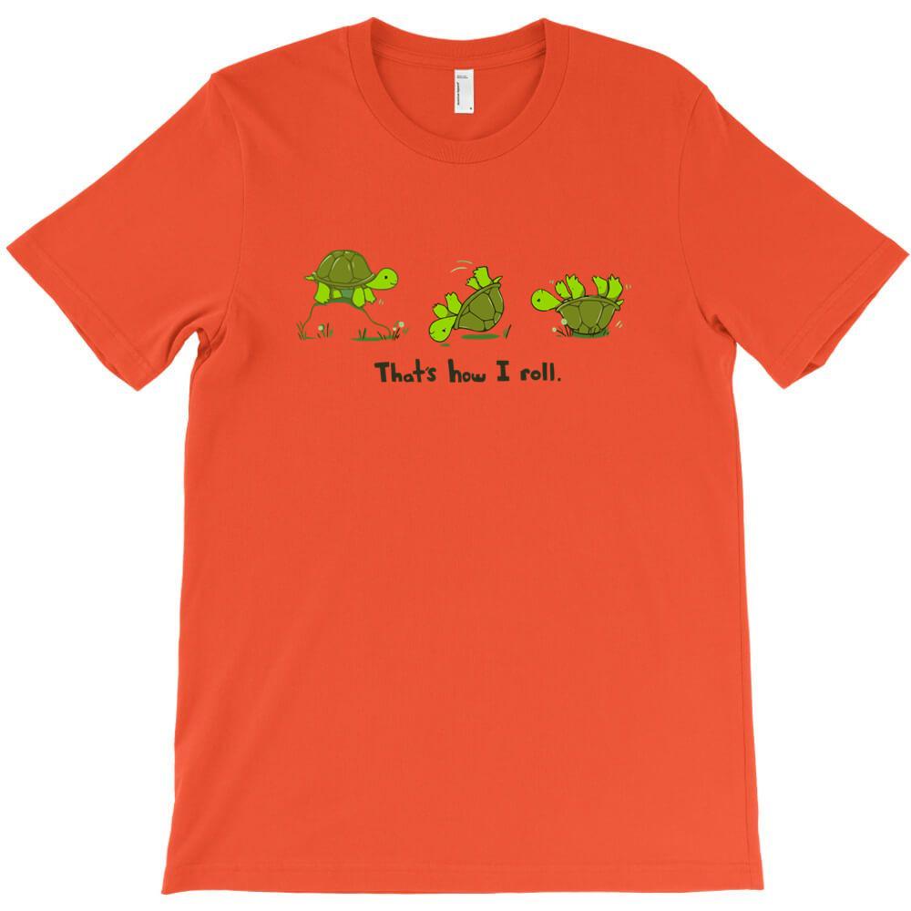 Funny T Shirt That S How I Roll T Shirt Exercise Teenage Round Neck Fun L