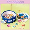 High-quality Wooden Magnetic Fishing Toy For Kids Ocean Animal Cognition And Educational Toy For Parent-child Interaction