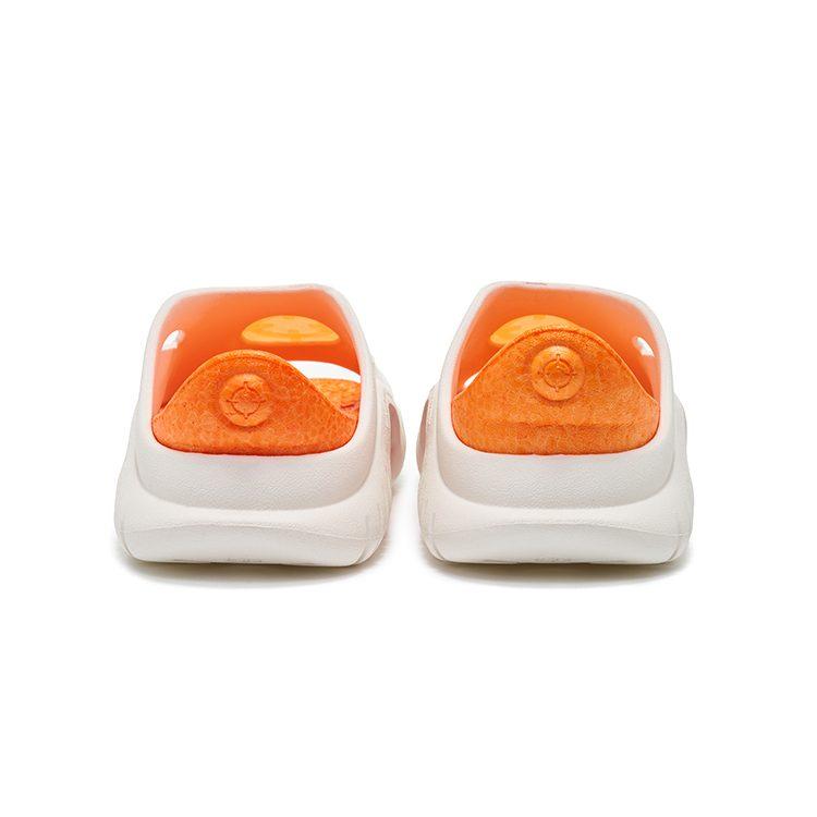 RIGORER Shark 1 Slide Slippers Unisex White Orange Z123260506-2