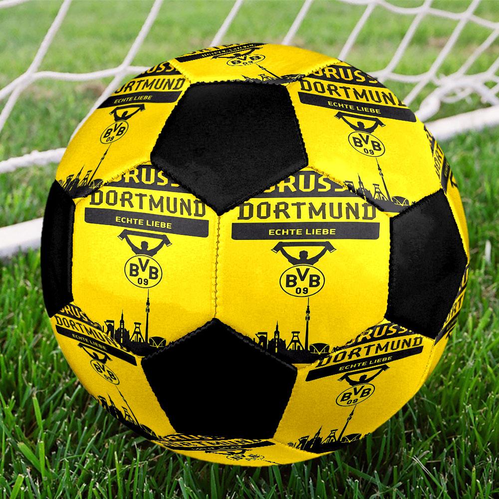 1pc Borussia Dortmund Soccer Ball Size 5 Indoor Soccer Ball Fashion Colorful Backyard Game - Great For Sports Fans Gift HE14