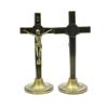Church Relics Jesus On The Stand Cross Wall  Home Chapel Decor Crucifix Antique