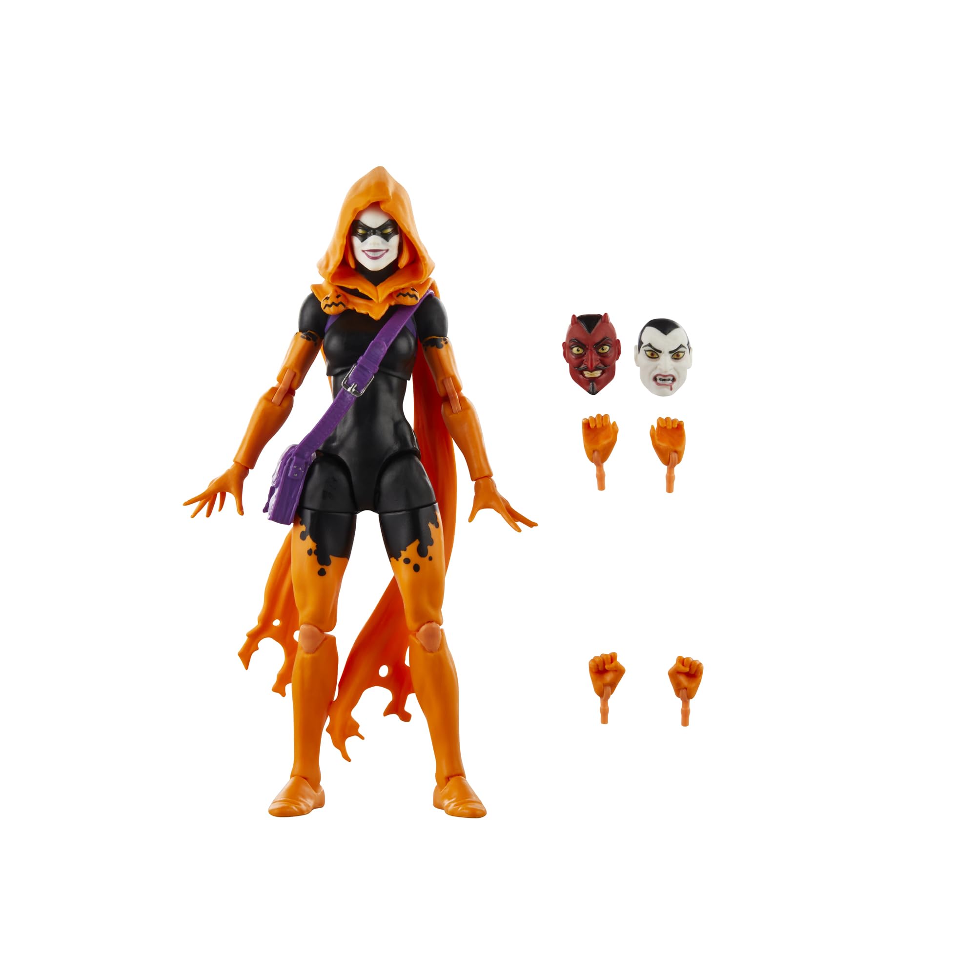 

Hasbro Marvel Legends Series Eve Comics Коллекционная фигурка F9025 Аутентичный Человек-паук на Хэллоуин 6 дюймов (15см)