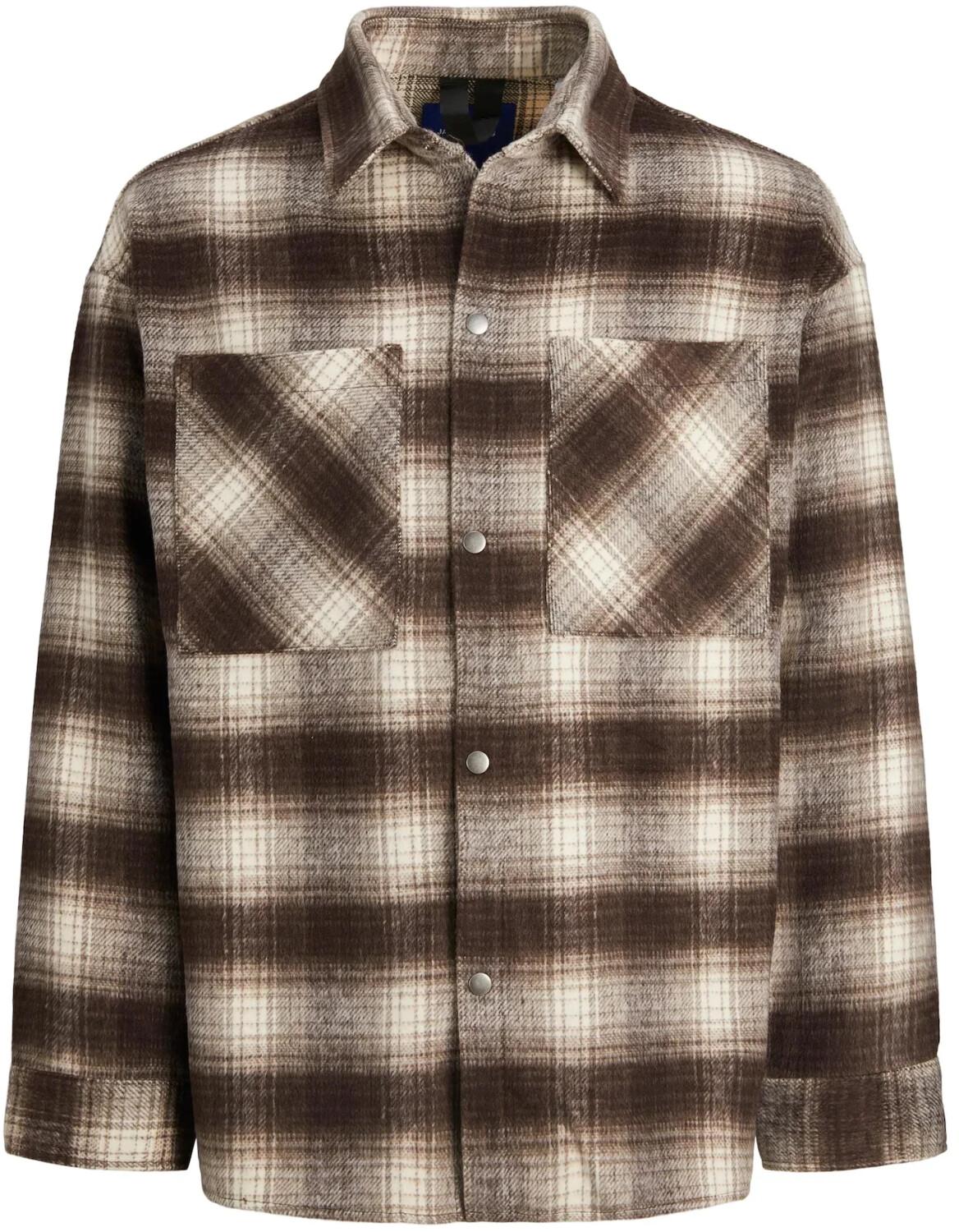 

Демисезонная куртка Jack & Jones Bane Hemd-Jacke (12204201) brown/seal brown M