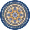 Ethnische Bohemian-Stil Mandala-Fußmatte für Wohnzimmer Couchtisch Decke für Schlafzimmer Nachttisch von Hotel und Pension Teppich