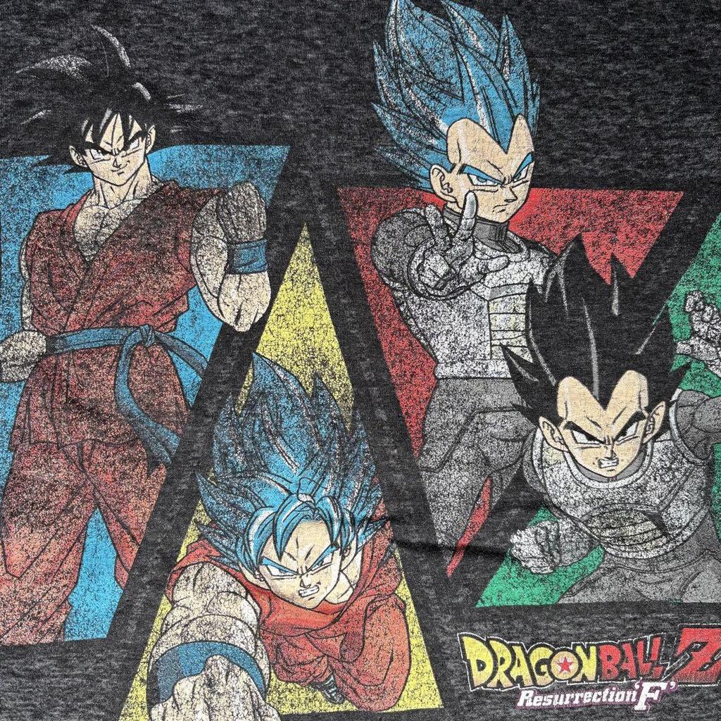 [USED] Dragon Ball Short Sleeve T-Shirt Goku Vegeta Anime Print Akira Toriyama Rare